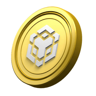 เหรียญ BNB สำหรับตกแต่งในส่วนข้อมูลแพลตฟอร์ม